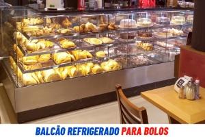 vitrine refrigerada para bolos
